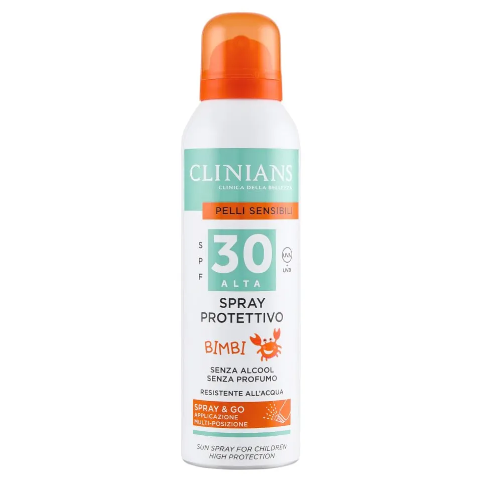 clinians-spray-protettivo-bimbi-spf30-150-ml-con-aloe-e-camomilla-senza-alcool-n image 1