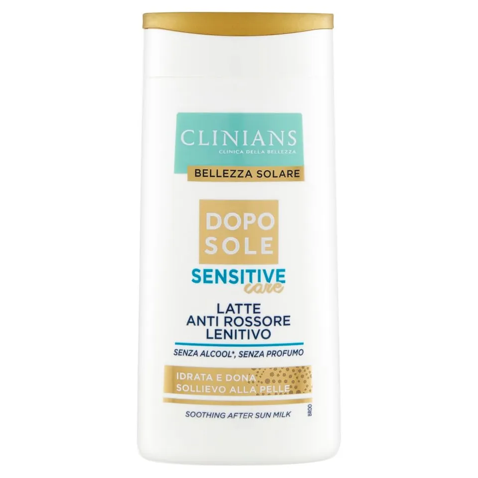 clinians-latte-doposole-lenitivo-sensitive-care-anti-rossore-200-ml-con-40-aloe- image 1