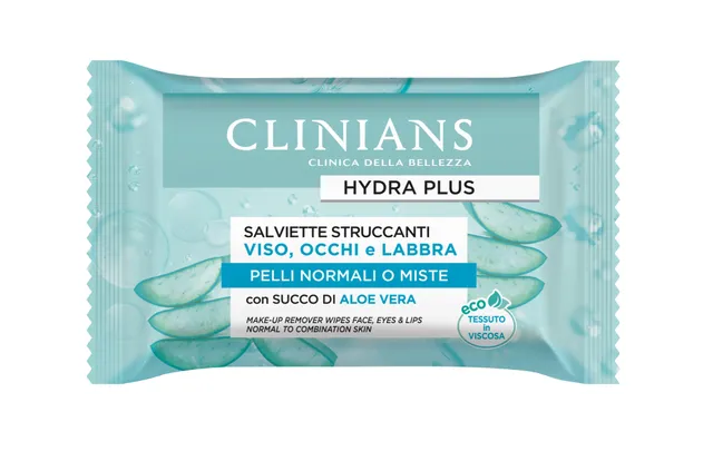 clinians-salviette-struccanti-hydra-plus-con-succo-di-aloe-vera-150-salviette-25 image 1