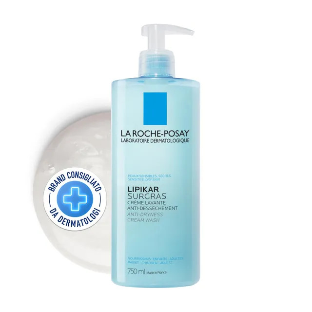 la-roche-posay-lipikar-doccia-crema-delicato-surgras-per-viso-e-corpo-750-ml image 1