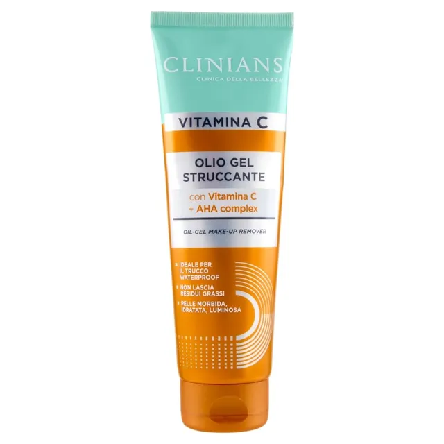 clinians-olio-gel-struccante-vitamina-c-e-aha-complex-125-ml image 1