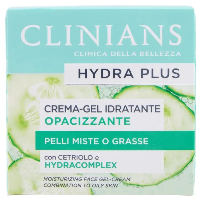 clinians-hydra-plus-crema-viso-idratante-opacizzante-dermatologicamente-testata- image 1