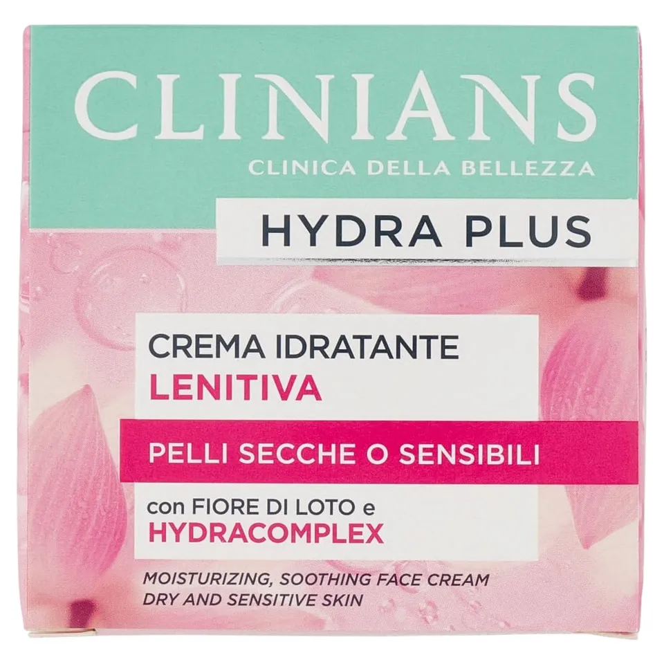 clinians-hydra-plus-crema-viso-idratante-lenitiva-50-ml-dermatologicamente-testa image 1