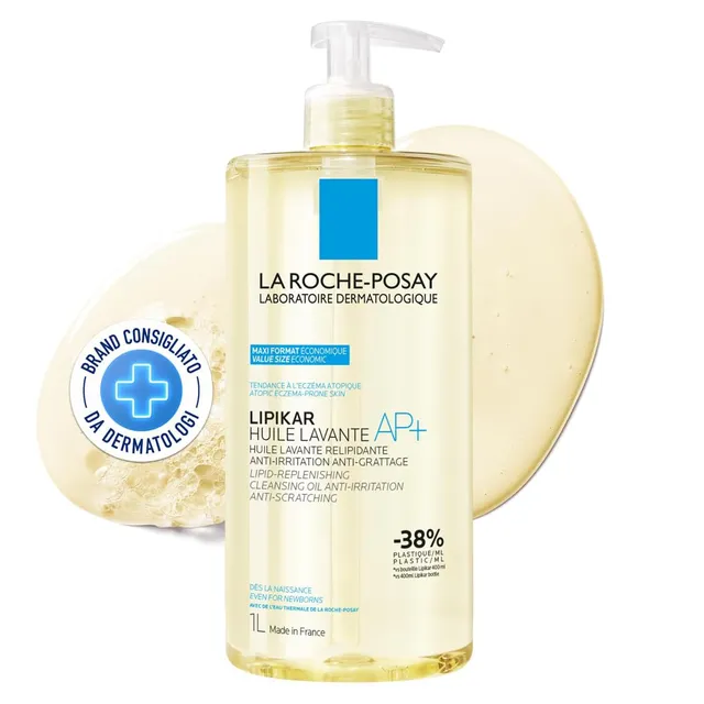 la-roche-posay-lipikar-olio-detergente-ap-lenitivo-anti-prurito-per-dermatite-at image 1