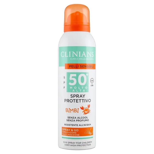 clinians-spray-protettivo-bimbi-spf50-150-ml-con-aloe-e-vitamina-e-resistente-al image 1