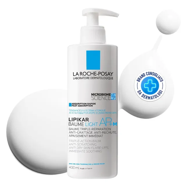 la-roche-posay-lipikar-baume-ap-m-light-balsamo-corpo-leggero-400-ml-antiprurito image 1