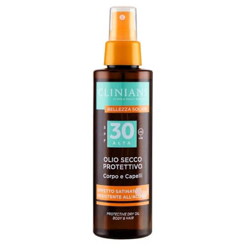 clinians-olio-secco-protettivo-corpo-e-capelli-spf30-150-ml-con-vitamina-e-mando image 2