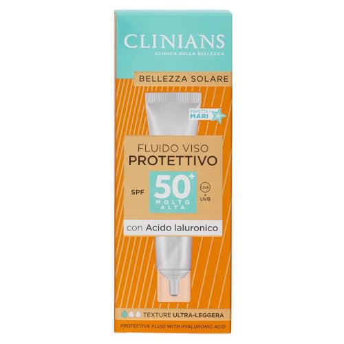 clinians-fluido-protettivo-viso-spf50-con-acido-ialuronico-texture-ultra-leggera image 7