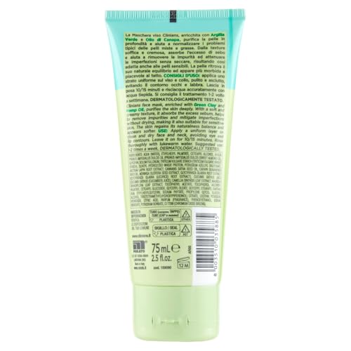clinians-hydra-plus-maschera-viso-purificante-con-argilla-verde-e-olio-di-canapa image 7