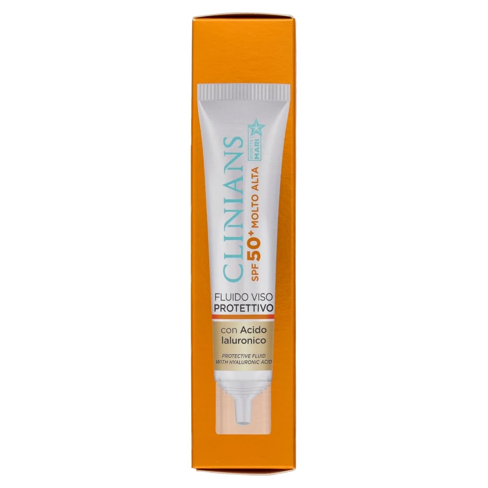 clinians-fluido-protettivo-viso-spf50-con-acido-ialuronico-texture-ultra-leggera image 2