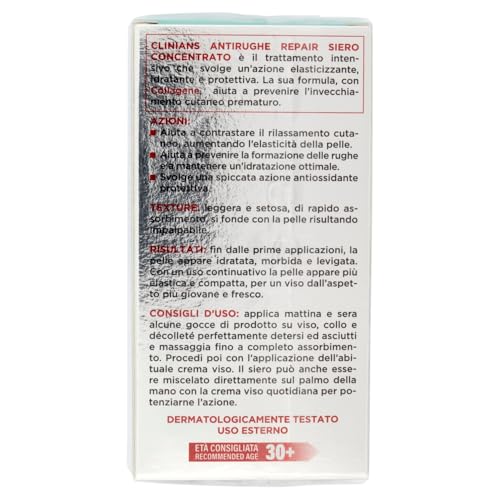 clinians-antirughe-repair-siero-concentrato-con-collagene-ed-estratto-di-melogra image 6