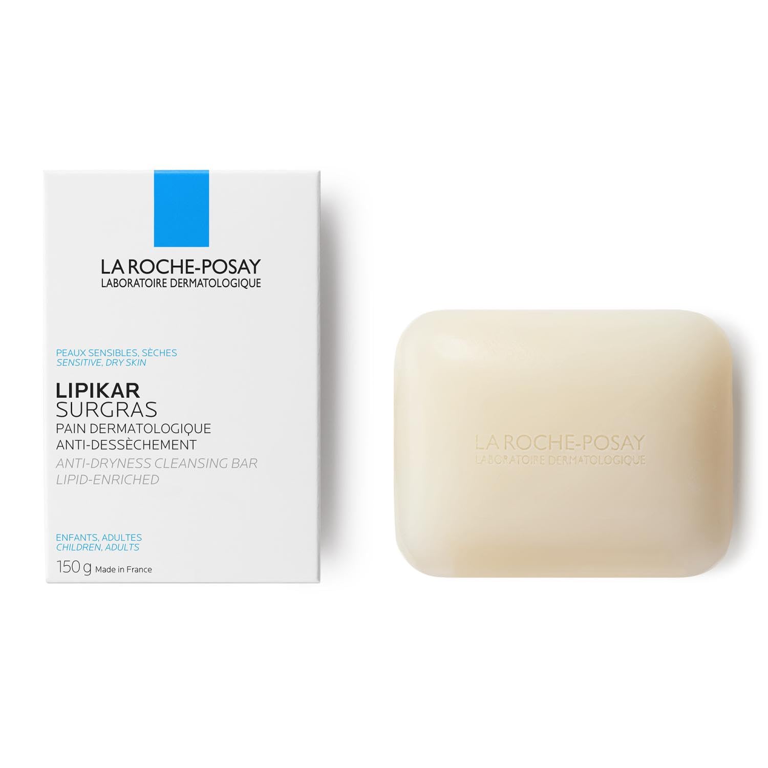 la-roche-posay-lipikar-pane-detergente-surgras-150-g-con-niacinamide-e-burro-di- image 1