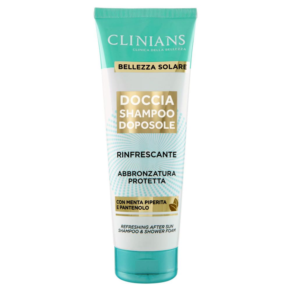 clinians-doccia-shampoo-doposole-rinfrescante-250-ml-con-menta-piperita-e-panten image 1