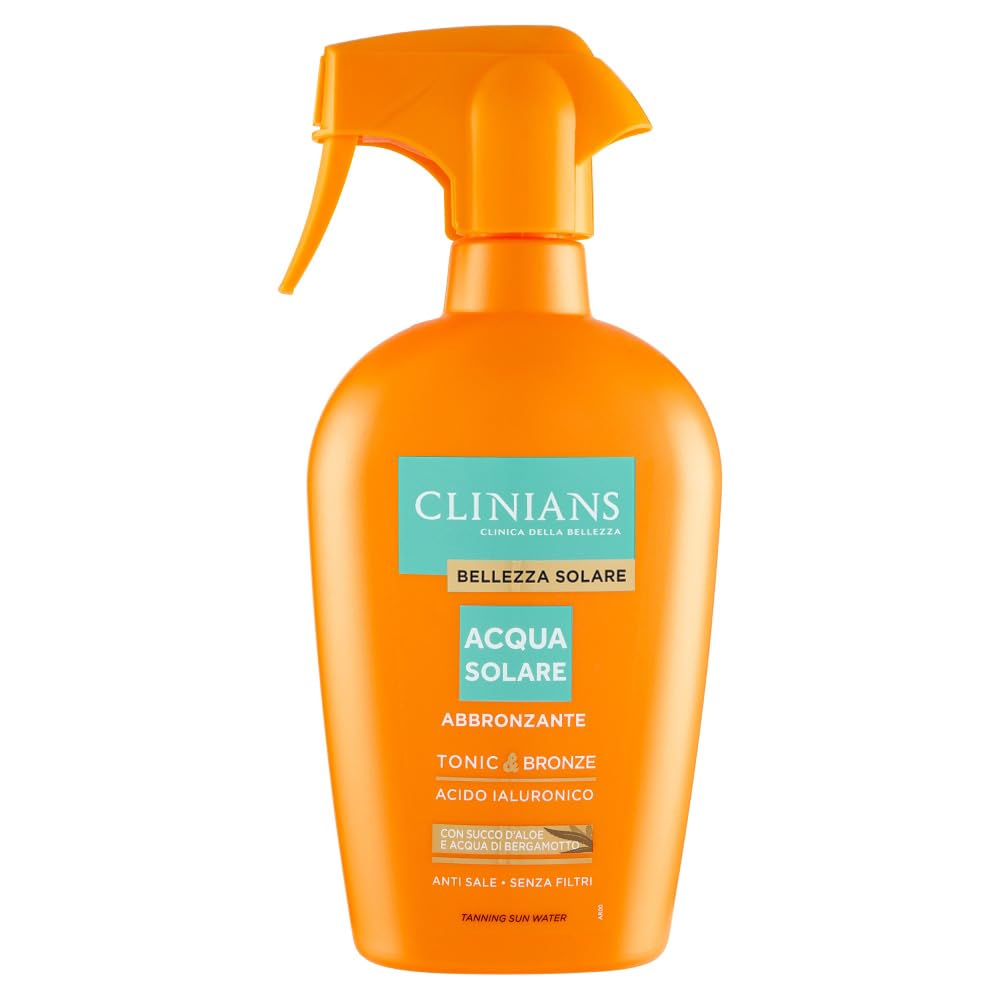 clinians-tonic-bronze-acqua-solare-abbronzante-con-succo-d-aloe-acqua-di-bergamo image 1