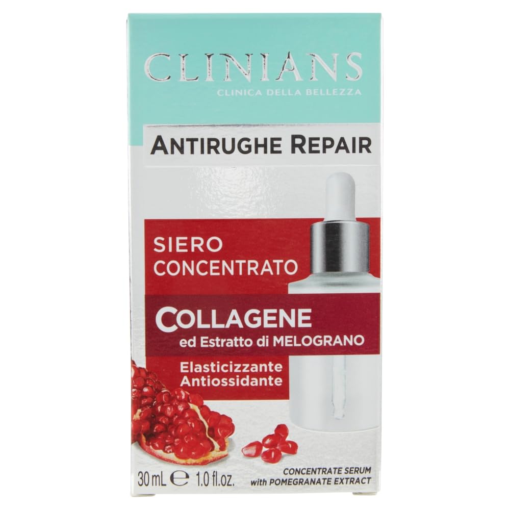 clinians-antirughe-repair-siero-concentrato-con-collagene-ed-estratto-di-melogra image 1