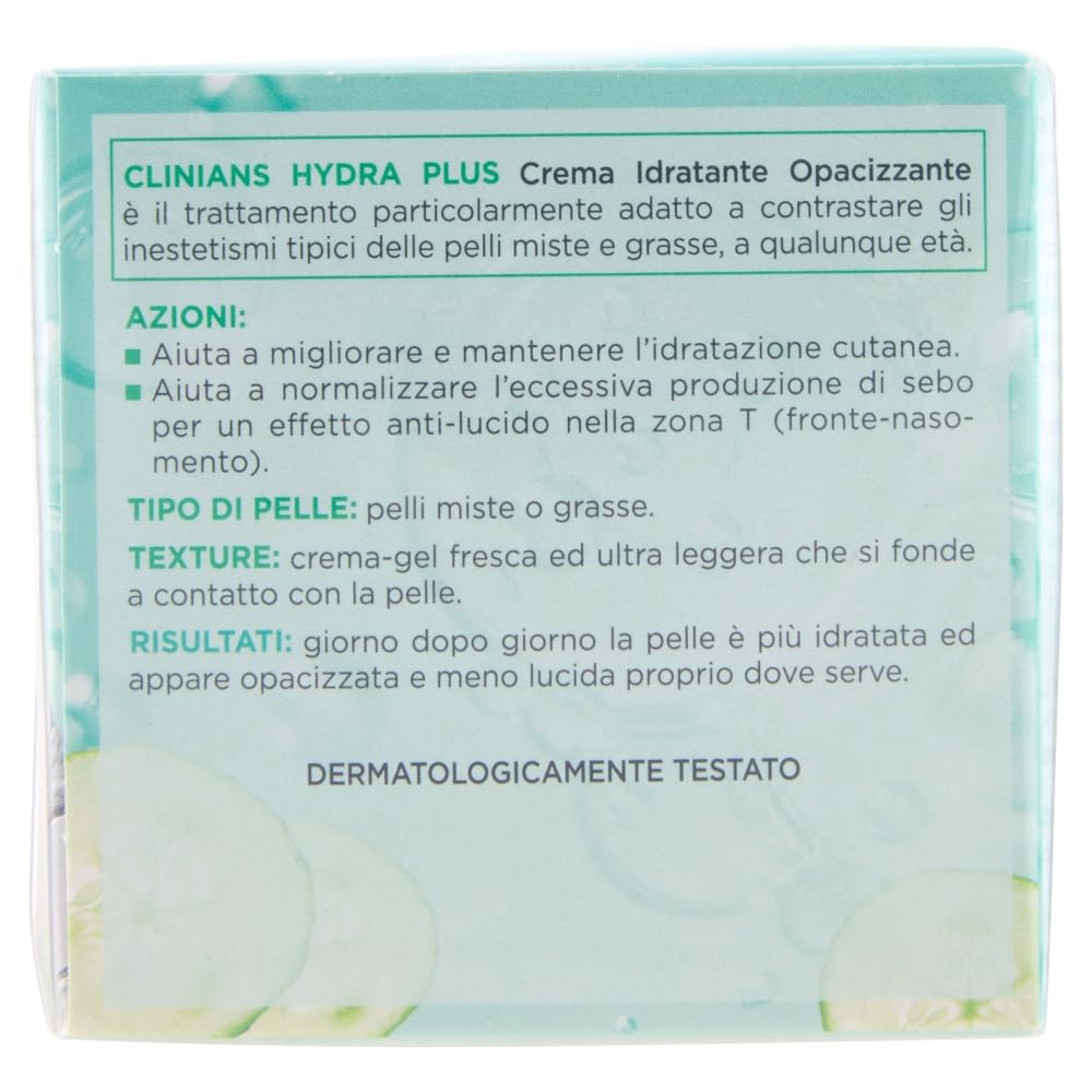 clinians-hydra-plus-crema-viso-idratante-opacizzante-dermatologicamente-testata- image 2