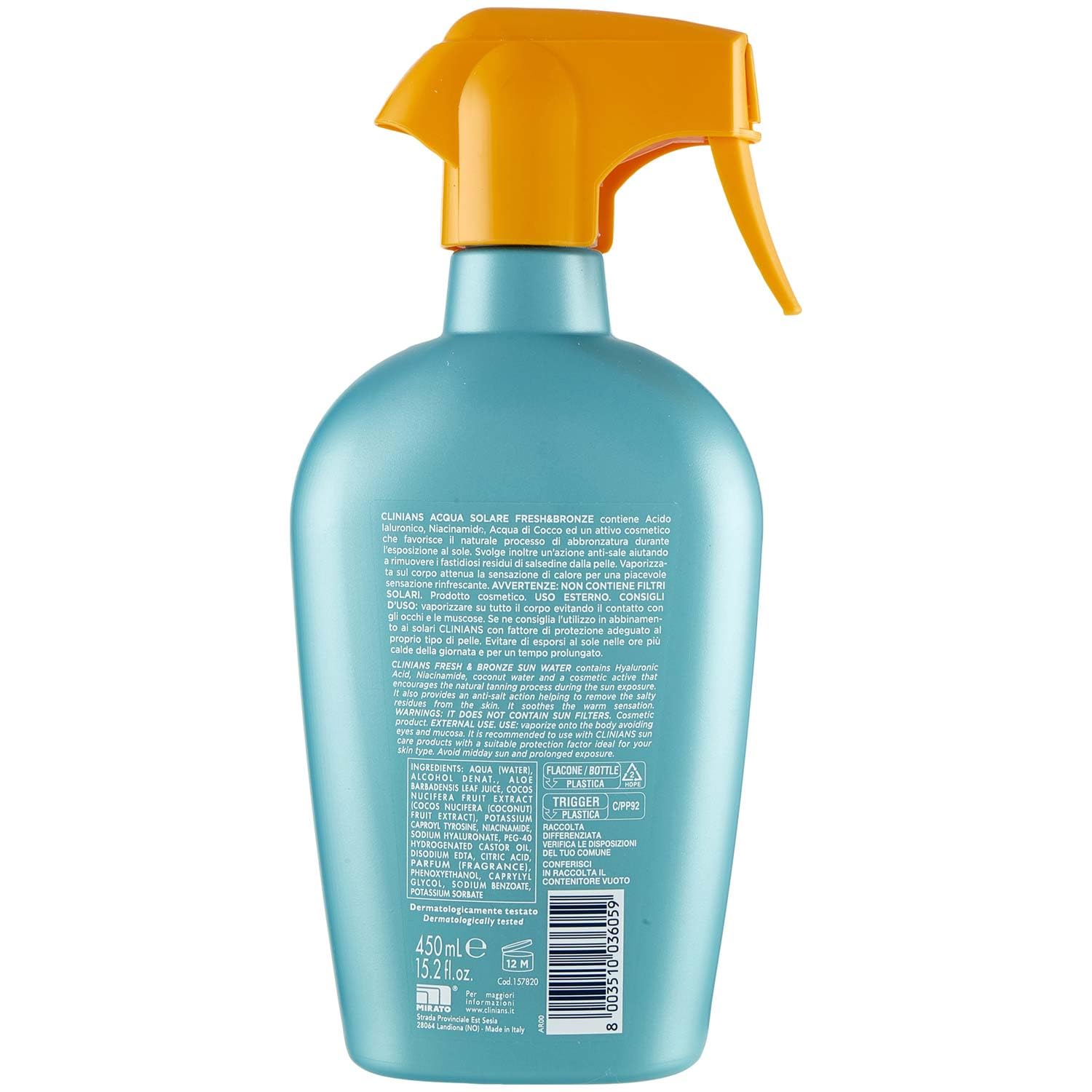 clinians-fresh-bronze-acqua-solare-abbronzante-con-niacinamide-acqua-di-cocco-e- image 3