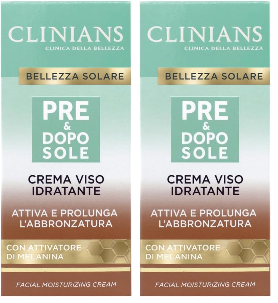 clinians-crema-idratante-pre-dopo-sole-viso-50-ml-con-attivatore-di-melanina-vit image 5