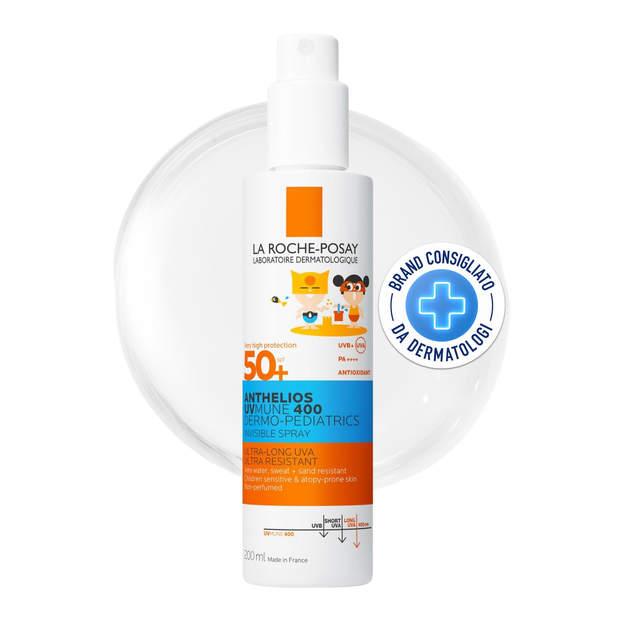 la-roche-posay-anthelios-uv-mune-400-dermo-pediatrics-spray-solare-bambini-spf50 image 1