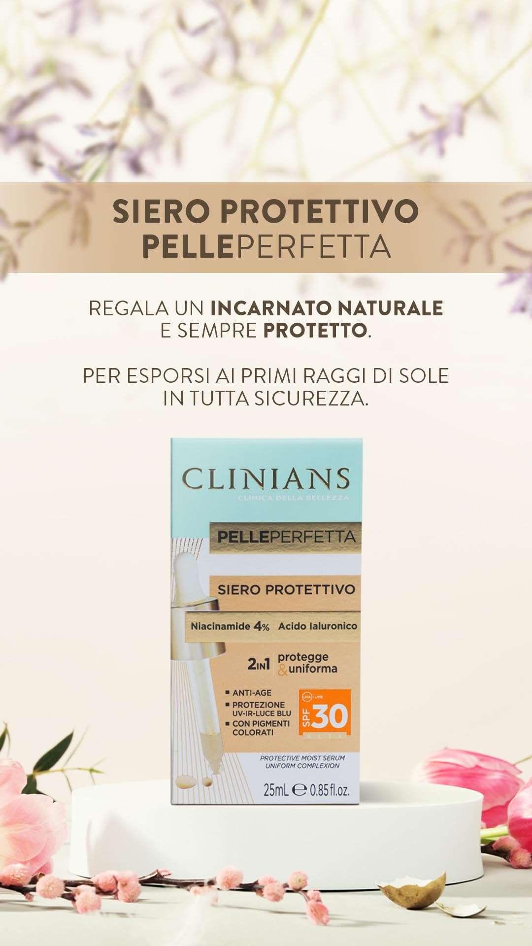 clinians-pelle-perfetta-siero-protettivo-spf30-2in1-con-niacinamide-4-e-acido-ia image 6