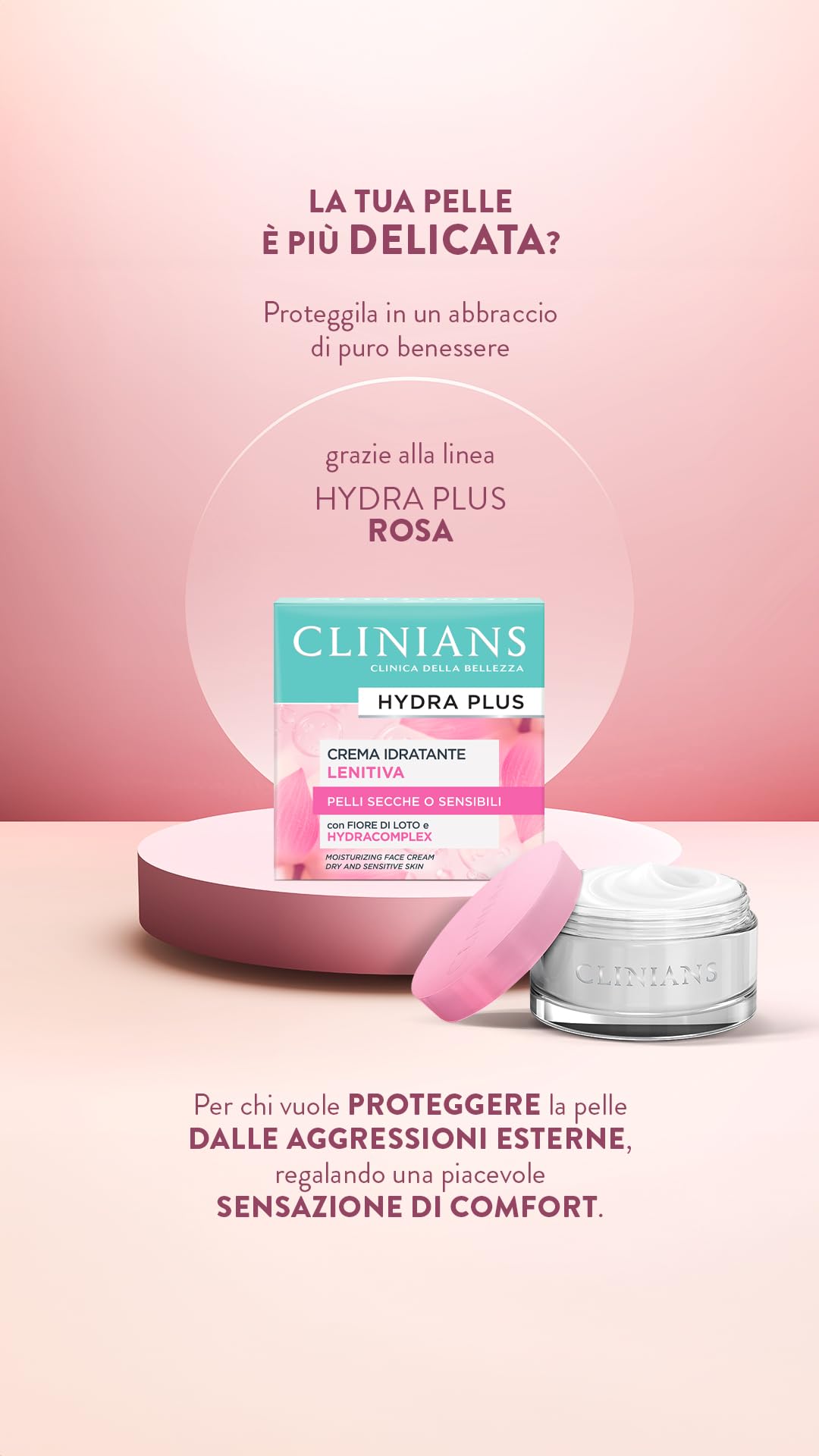 clinians-hydra-plus-crema-viso-idratante-lenitiva-50-ml-dermatologicamente-testa image 3