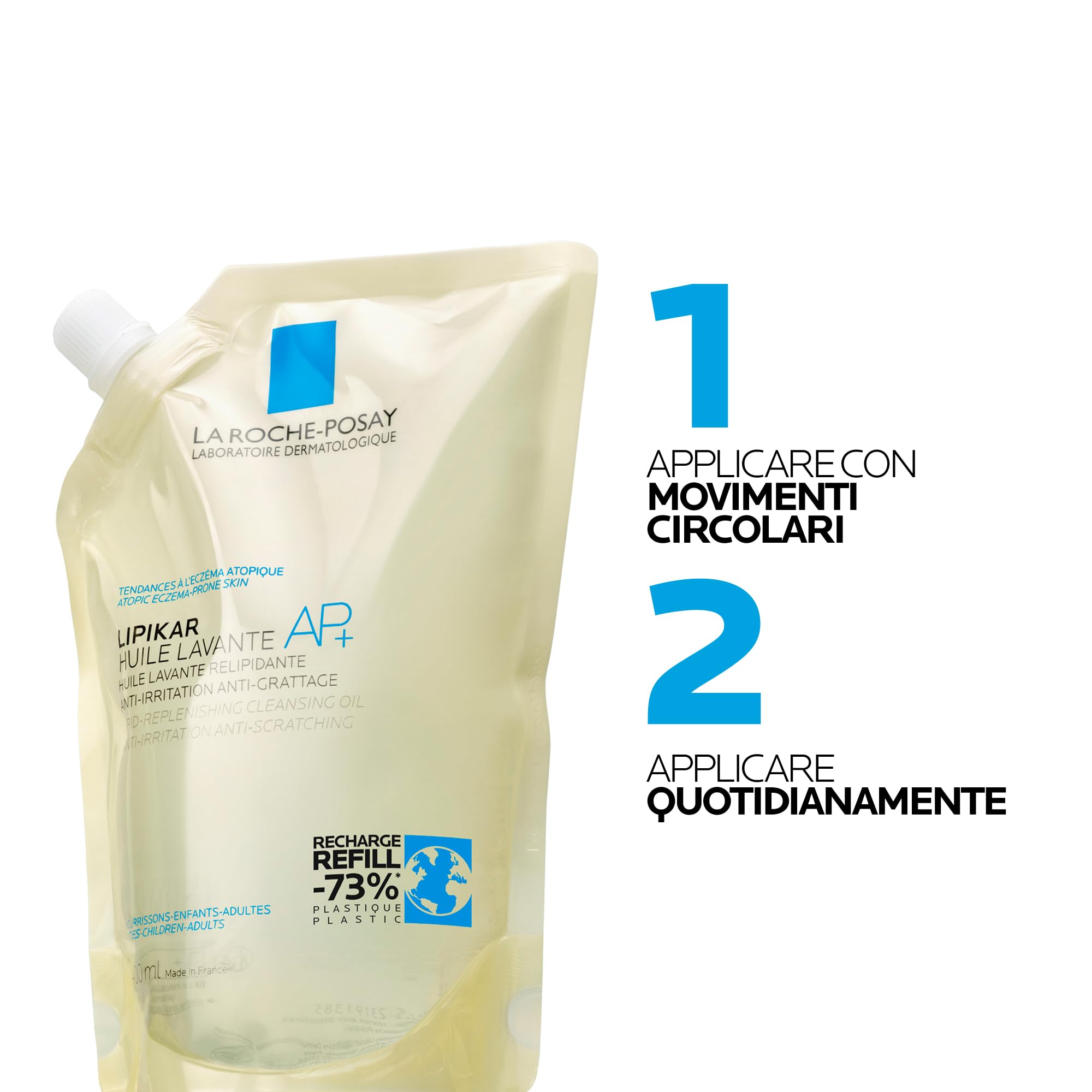 la-roche-posay-lipikar-olio-detergente-ap-refill-pack-400-ml-ricarica-olio-docci image 6