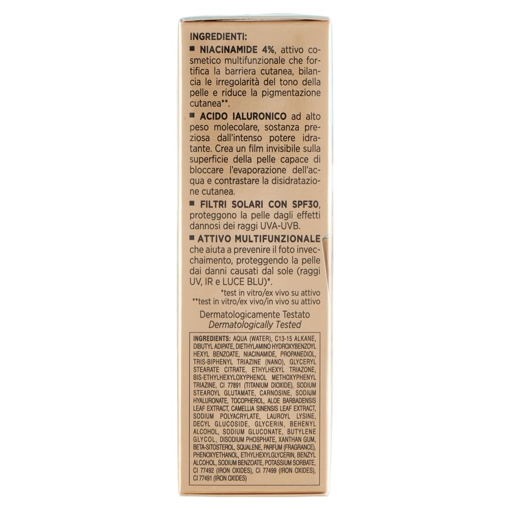 clinians-pelle-perfetta-siero-protettivo-spf30-2in1-con-niacinamide-4-e-acido-ia image 2