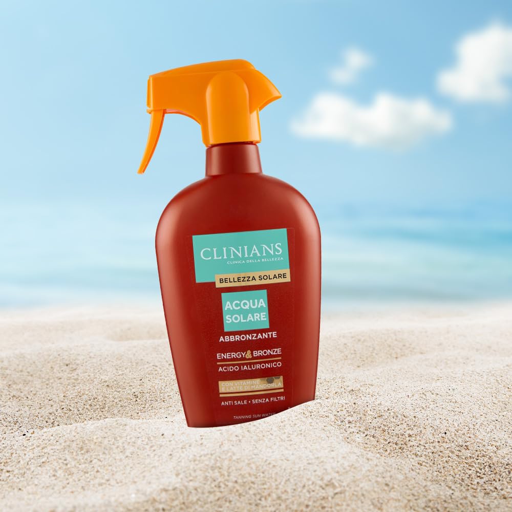 clinians-acqua-solare-abbronzante-energy-bronze-con-vitamine-latte-di-mandorla-e image 2