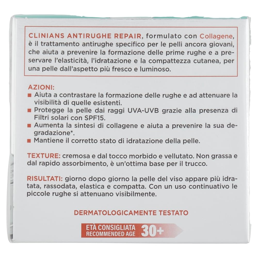 clinians-antirughe-repair-trattamento-rassodante-giorno-spf15-50-ml image 2