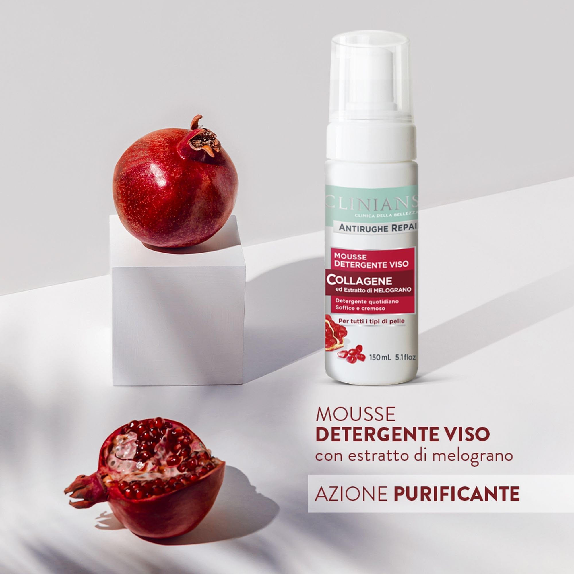 clinians-antirughe-repair-mousse-detergente-viso-antirughe-con-collagene-ed-estr image 3