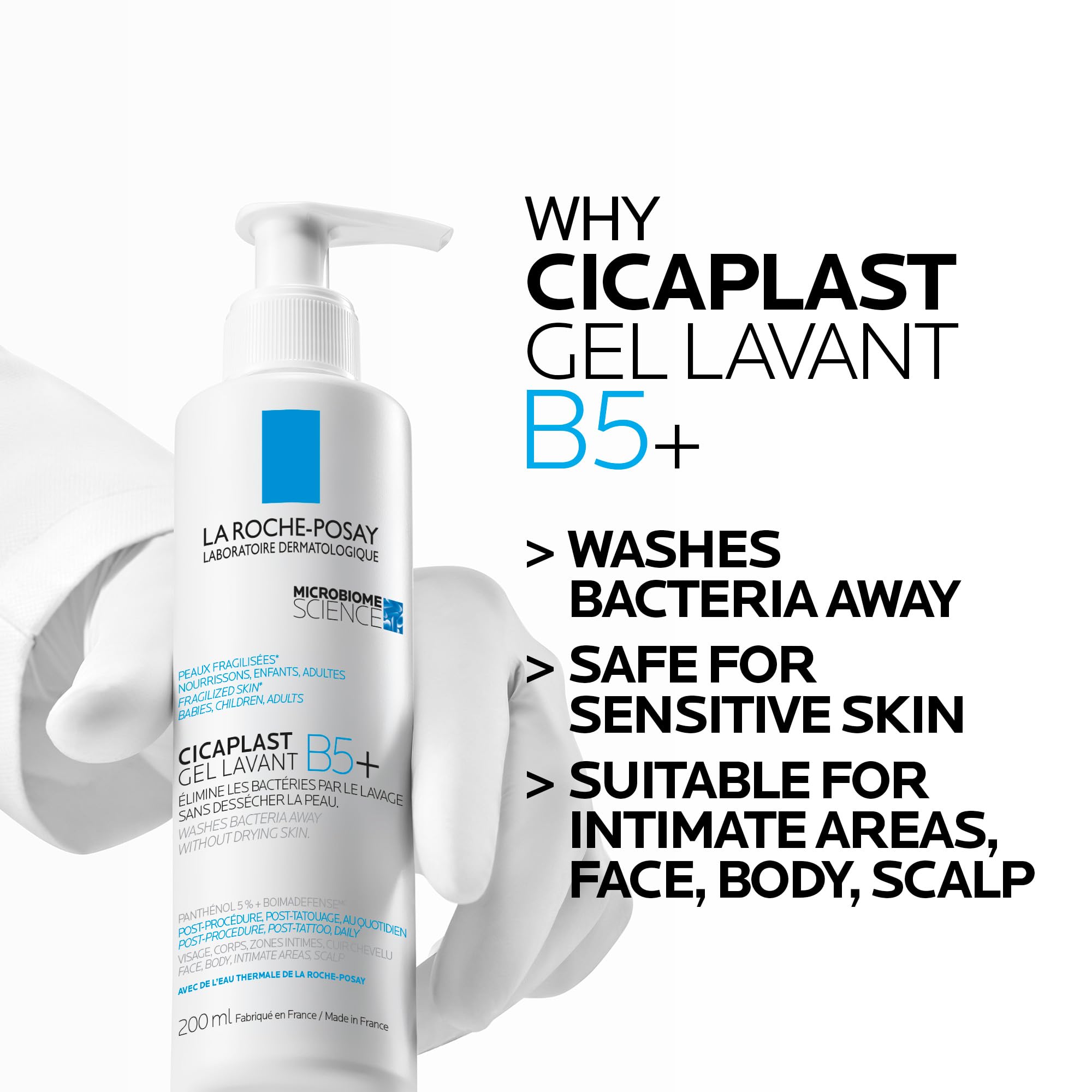 la-roche-posay-cicaplast-lavant-b5-gel-detergente-delicato-riparatore-200-ml image 2