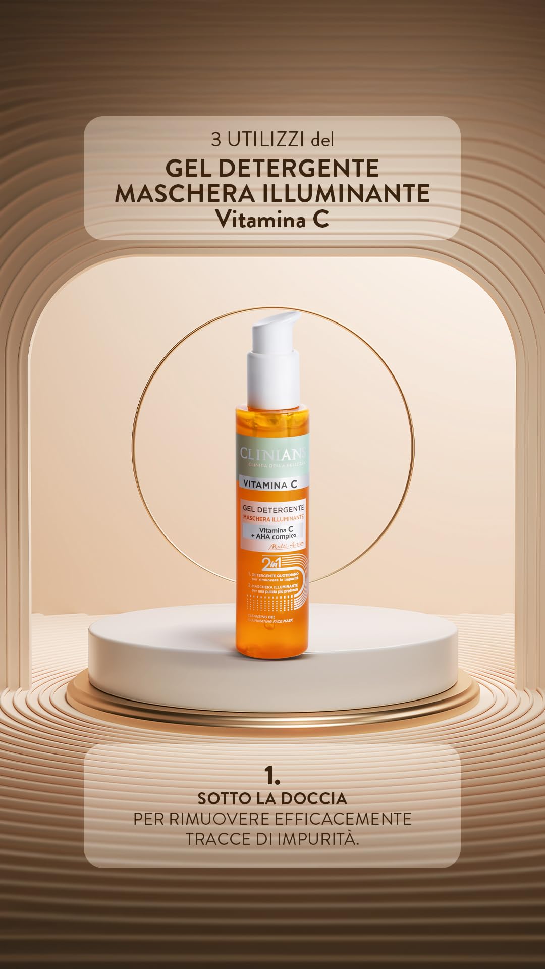 clinians-vitamina-c-gel-detergente-viso-e-maschera-illuminante-2-in-1-made-in-it image 4