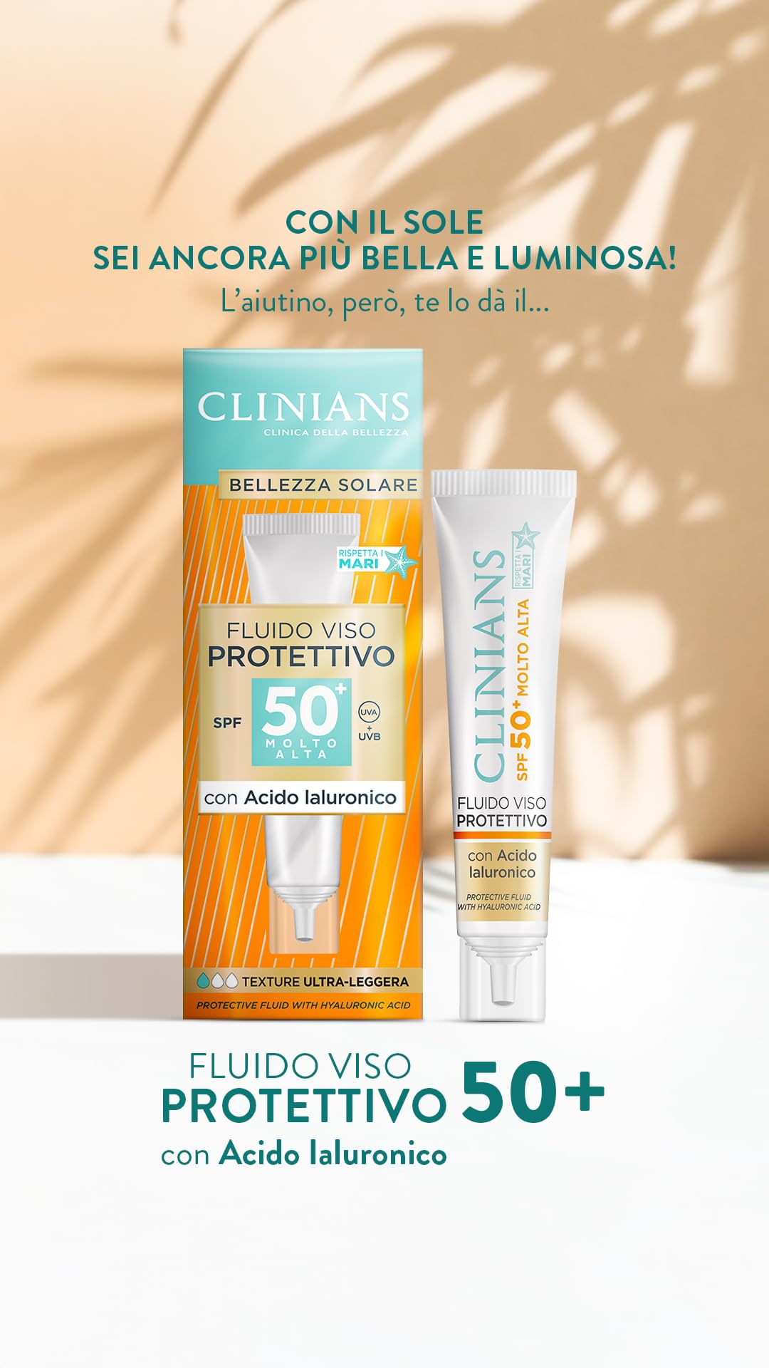 clinians-fluido-protettivo-viso-spf50-con-acido-ialuronico-texture-ultra-leggera image 5