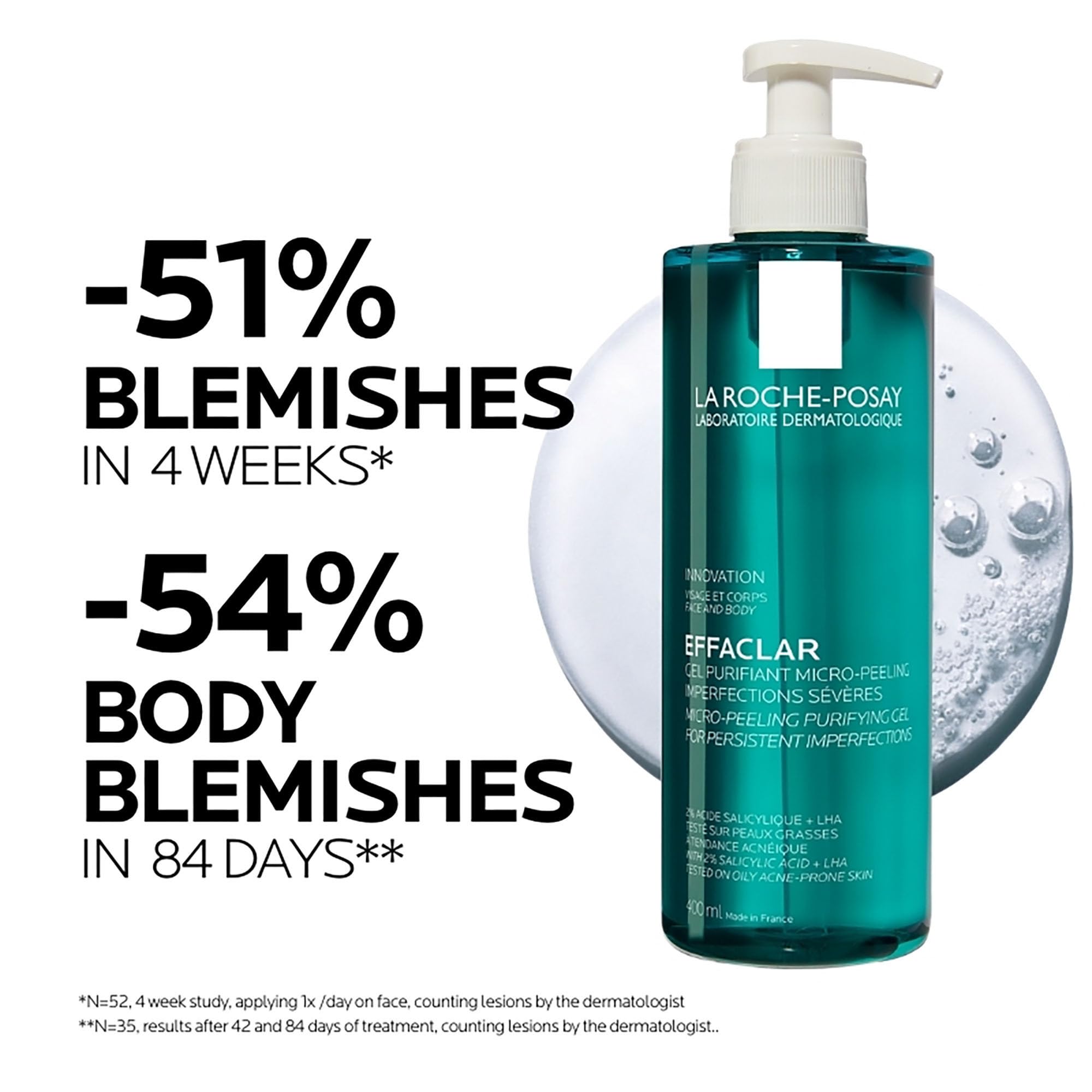 la-roche-posay-effaclar-gel-purificante-micro-peeling-viso-e-corpo-400-ml-con-ac image 3