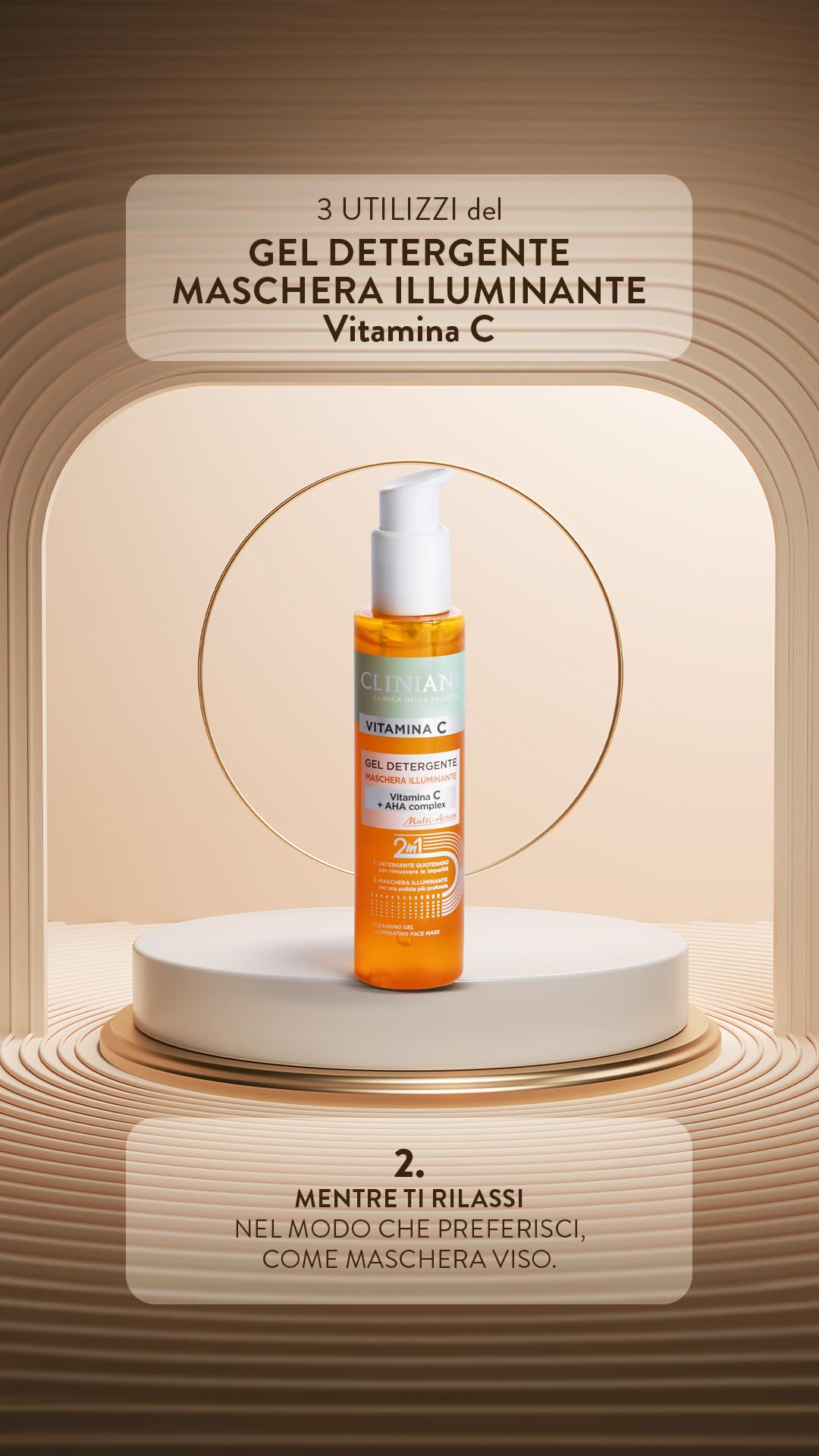 clinians-vitamina-c-gel-detergente-viso-e-maschera-illuminante-2-in-1-made-in-it image 5