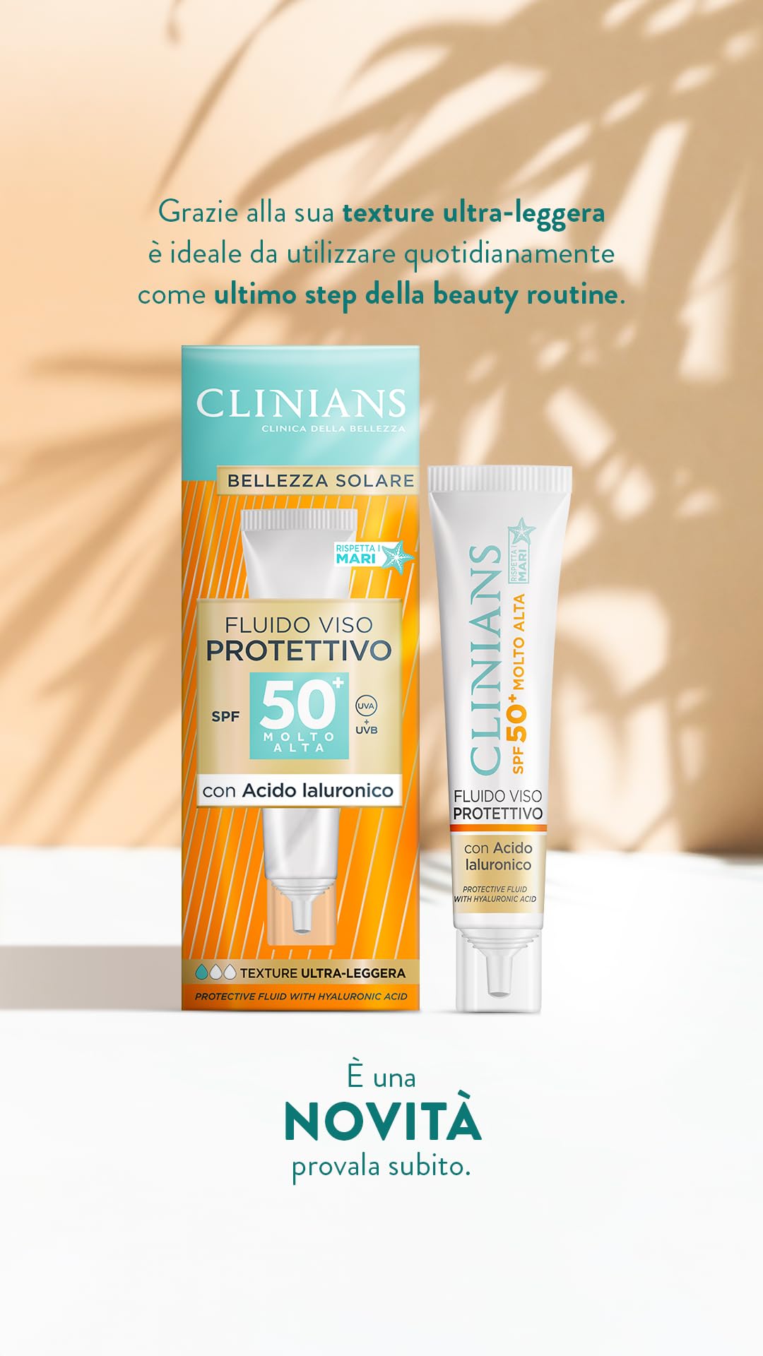 clinians-fluido-protettivo-viso-spf50-con-acido-ialuronico-texture-ultra-leggera image 6