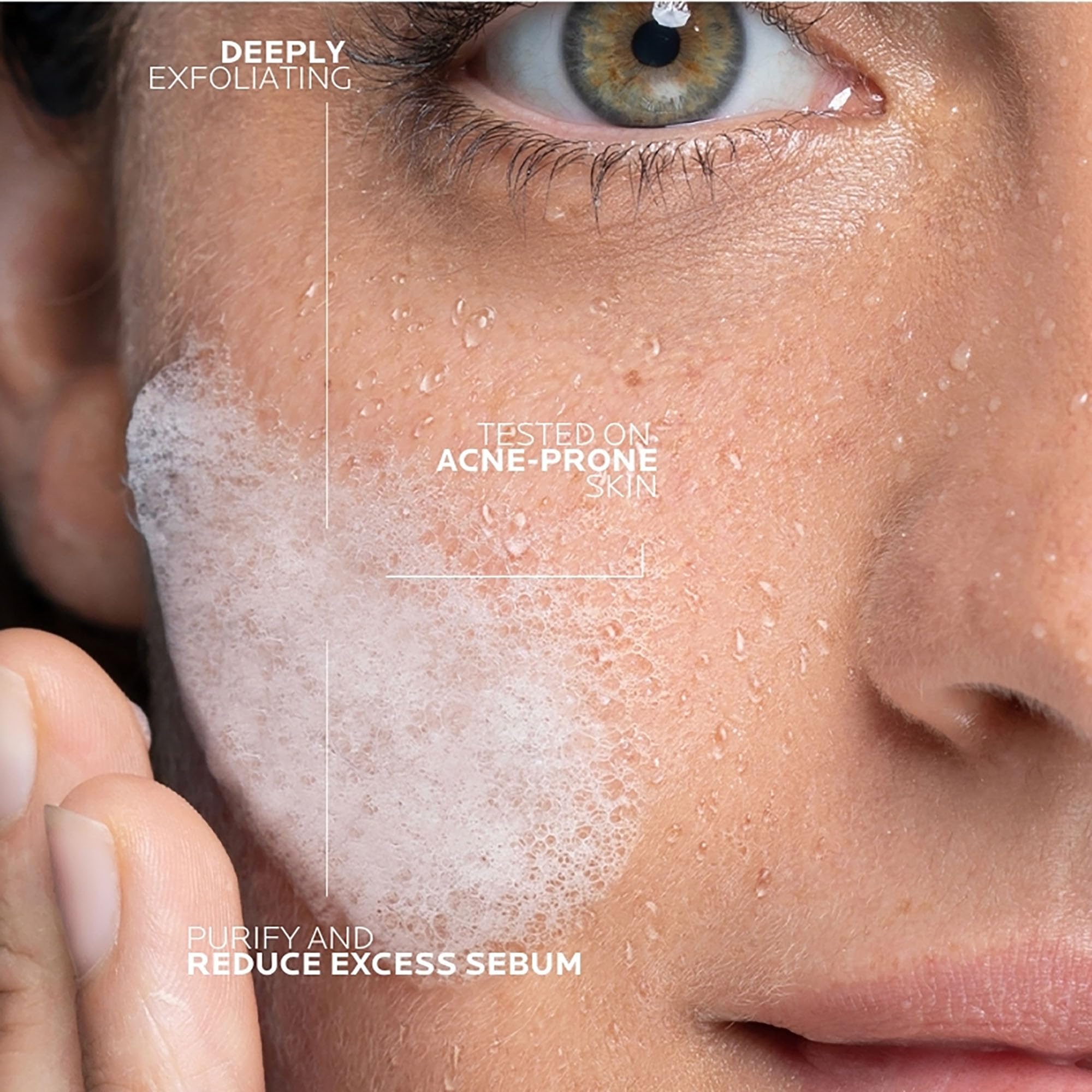 la-roche-posay-effaclar-gel-purificante-micro-peeling-viso-e-corpo-400-ml-con-ac image 2